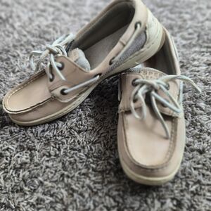 Sperry Woman Beige Moccasins
